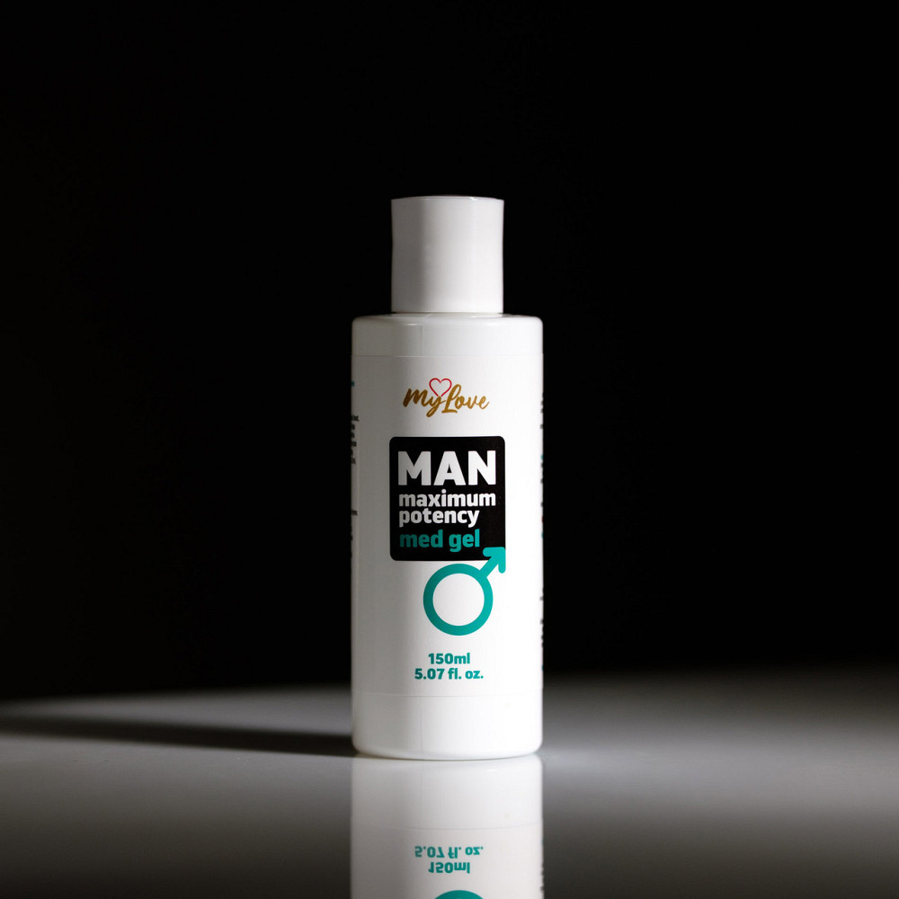 Інтимний гель-лубрикант для чоловіків - MyLove Man Maximum Potency Med Gel, 150 мл Sex Aura Київ - фото 5