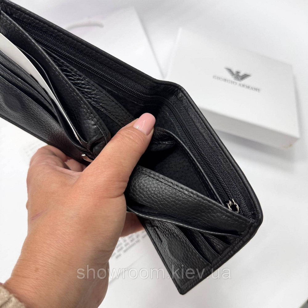 Чоловіче шкіряне портмоне на магніті GA (6607) Київ - фото 3