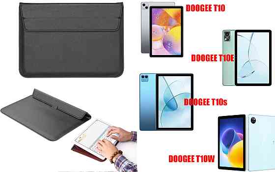 Чохол-конверт VitoCase для Doogee T10, з функцією підставки для планшета Чорний Київ