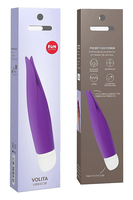 Вибратор для клитора Fun Factory Volita силиконовый, фиолетовый Sex Aura Киев - изображение 9