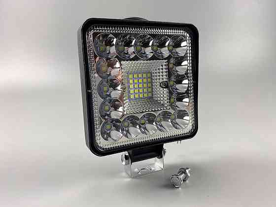 Квадратна автомобільна фара LED світлодіодна 41 led діод 6500K 9-80В додаткове освітлення авто Мукачево