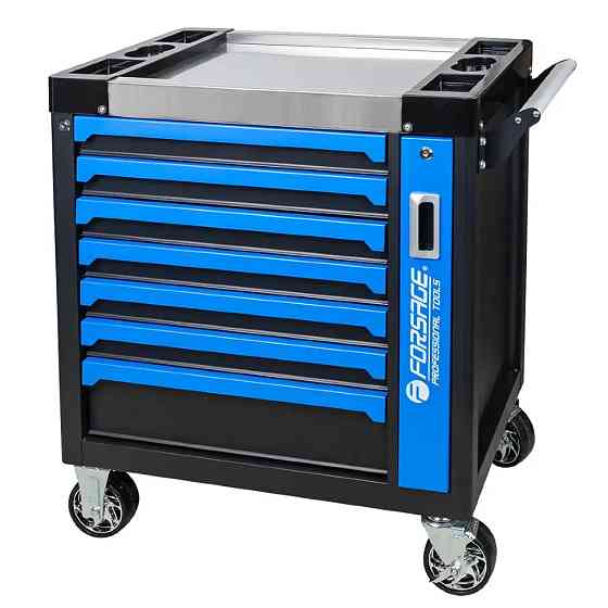 Візок інструментальний 7-поличний з додатковою боковою секцією Forsage F-55301 Одеса