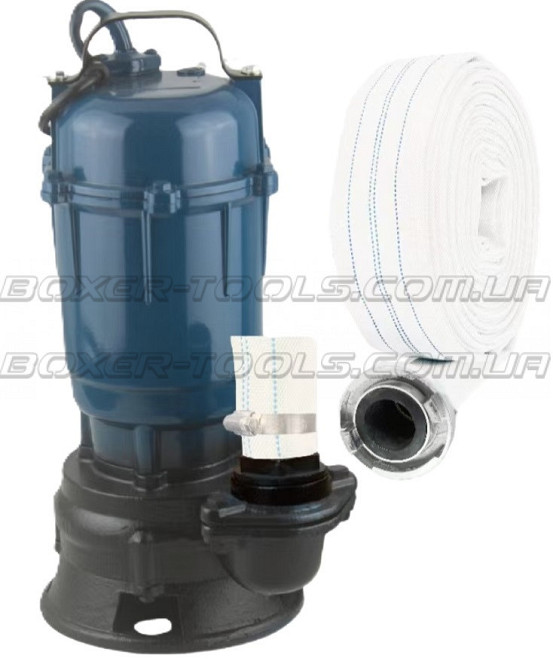 Занурювальний Насос Фекальний 3950 Вт. Пожежний Рукав Ø5.08 см 2”дюйма  - 20 Мтр Одеса - фото 6