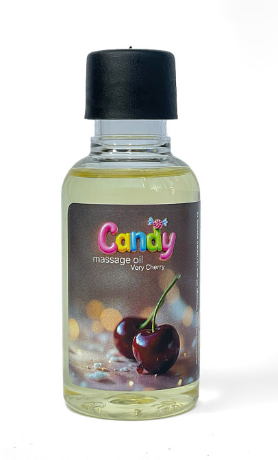Масло массажное Candy с ароматом Вишня, 50 мл Sex Aura Киев - изображение 1