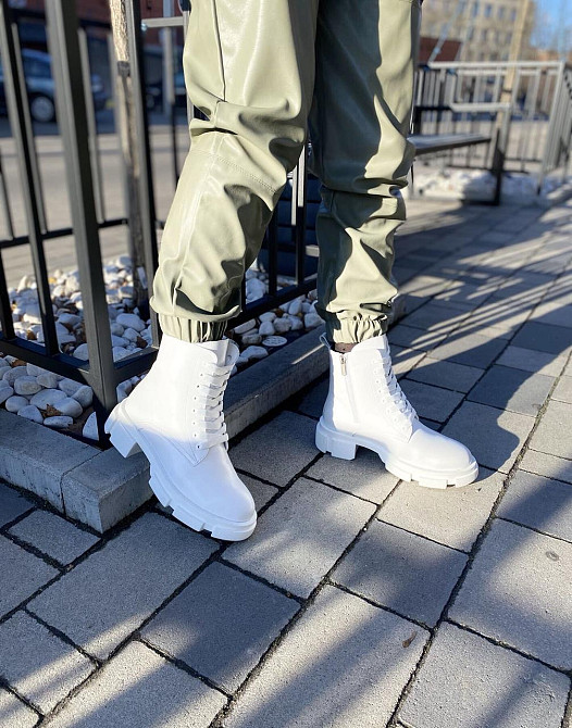 Жіночі черевики GREMMY білі натуральна шкіра зима 37р.38р.(4264) Коломия - фото 2