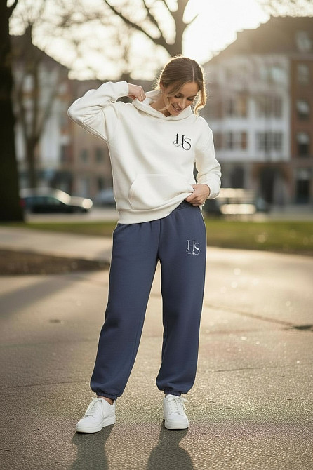 Теплый женский костюм тринитка на флисе Графит 2XL-3XL Харьков - изображение 3