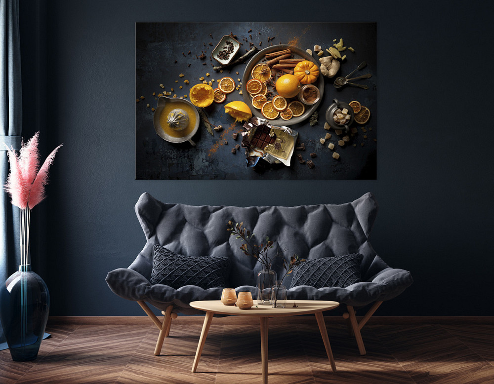 Картина холст в гостиную / спальню   Апельсиновий бум    MLP_143 50x100 см Киев - изображение 4