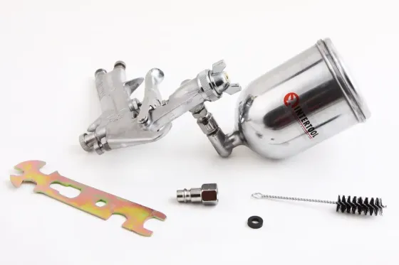 Пистолет покрасочный пневмат. Intertool HP 1.5мм в/б металл 600мл 360° Винница