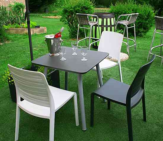 Стілець садовий пластиковий Evolutif Charlotte Deco Chair, білий Київ