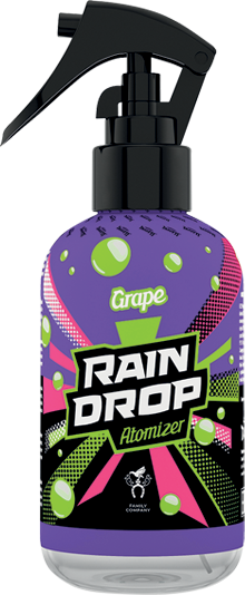 Ароматизатор для авто спрей "Rain Drop" Grape (Виноград) 200мл Tasotti Київ - фото 1