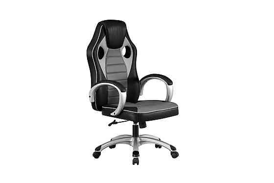 Крісло геймерське Форсаж, сірий/чорний Київ