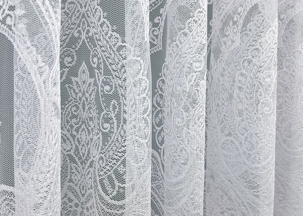 Тюль VR-Textil 1982т Жакард Білий 400х270 см (42-1006) Київ - фото 6