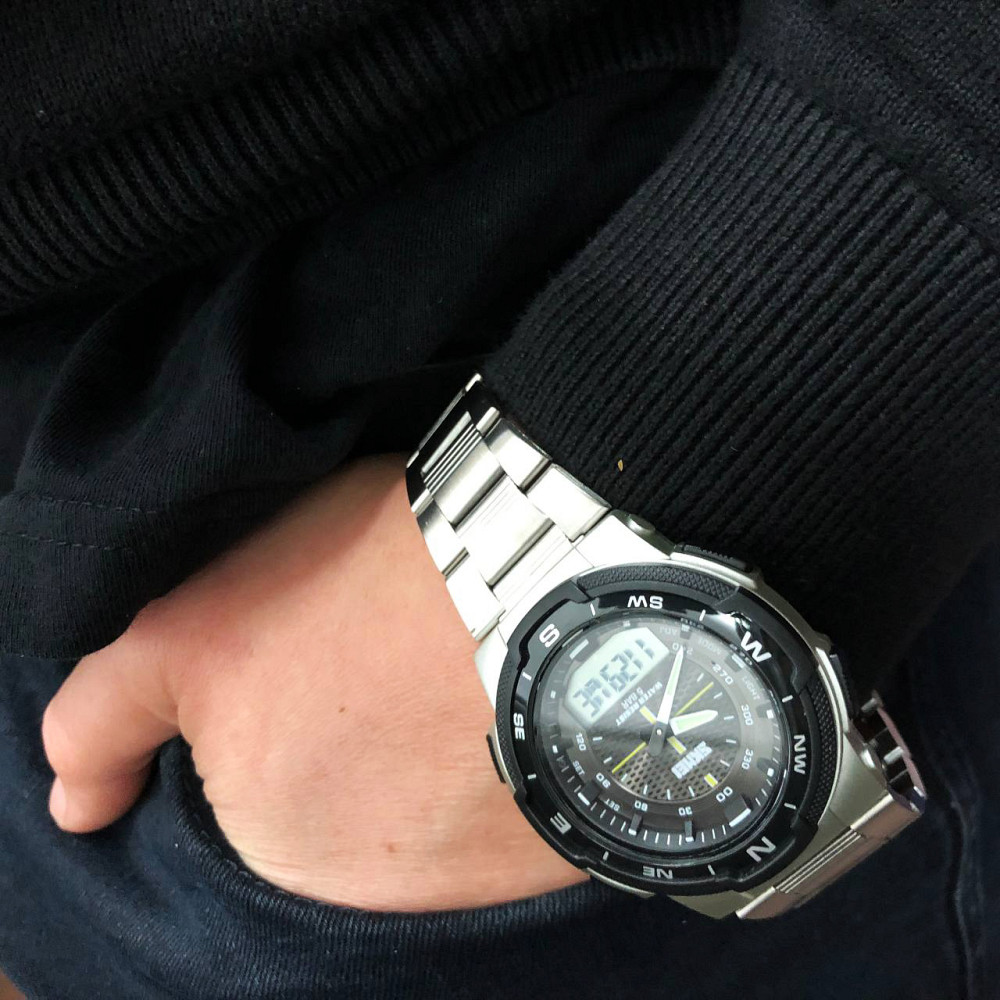 Часы спортивные армейские SKMEI 1370SI, Тактические военные часы для ЗСУ Хорошие наручные мужские BU-71 Львов - изображение 10