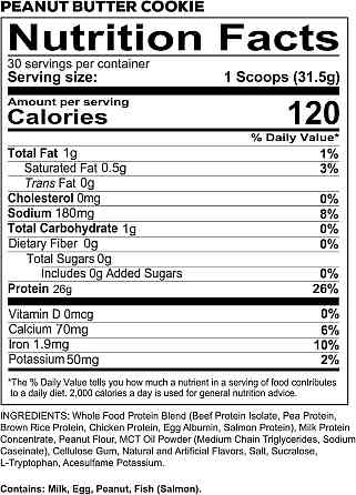 Протеин Redcon1 MRE Lite 870 г, Peanut Butter Cookie Луцк