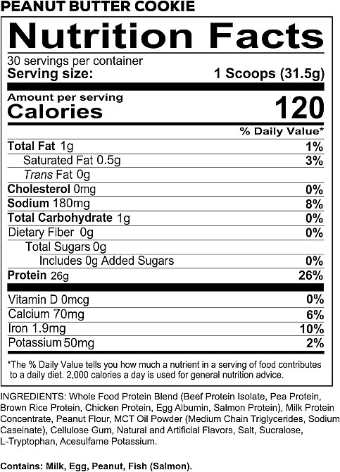 Протеїн Redcon1 MRE Lite 870 г, Peanut Butter Cookie Луцьк - фото 2