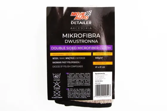 Тряпка микрофибра для полировки 41*41см Moje Auto Detailer 840г/м2 Винница