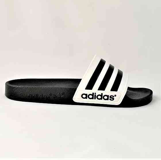 Шльопанці Капці Adidas Сланці Адідас Білі Жіночі Чорні (розміри: 36,37,38) Дніпро