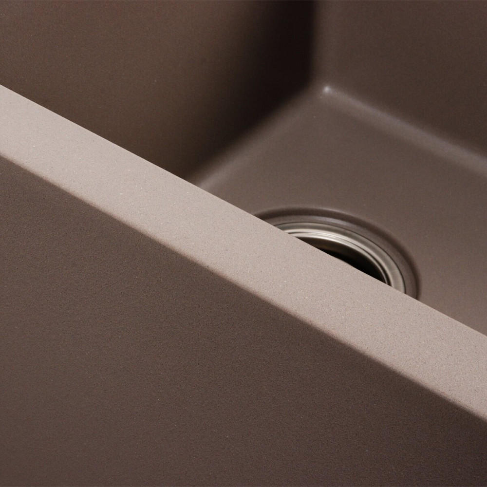 Гранітна мийка для кухні Platinum 7850 HARMONY матова Дюна Коломия - фото 7