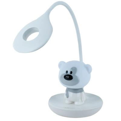 Настольная лампа Kite Bear LED с аккумулятором, белый (K24-492-2-1) Винница - изображение 1