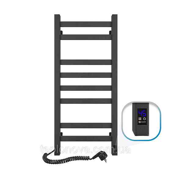 Сушарка для рушників Авангард 360х800 Sensor ліва з таймером, чорний муар Чернівці