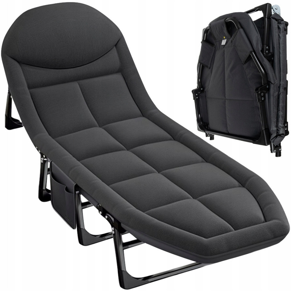 Туристичне ліжко м'яке складне до 150 кг з кишенею Trizand (25380) Нововолинськ - фото 1