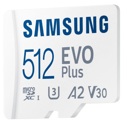 Карта памяти Samsung 512GB microSDXC calss 10 UHS-I V30 EVO (MB-MC512KA/EU) Винница - изображение 4