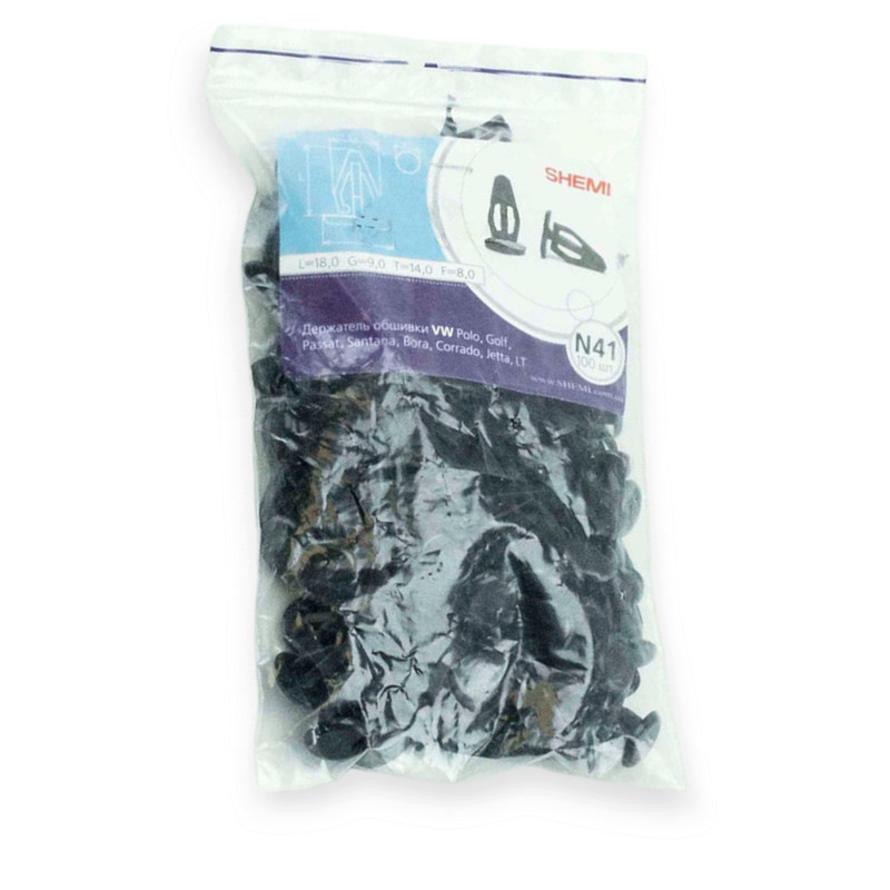 Клипса обш VW Polo, Golf, Passat (отв8дл.18шл14) (100шт) №41 Мукачево - изображение 1