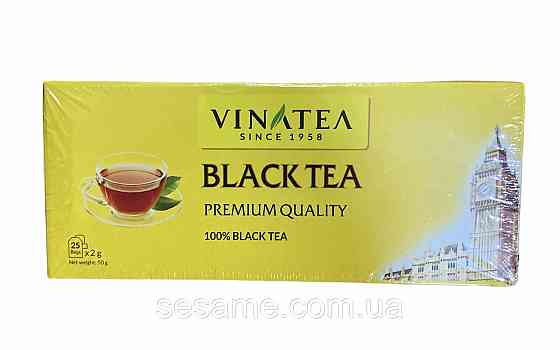 Чёрный чай вьетнамский Tra VinaTea Black Tea 25*2g Харьков