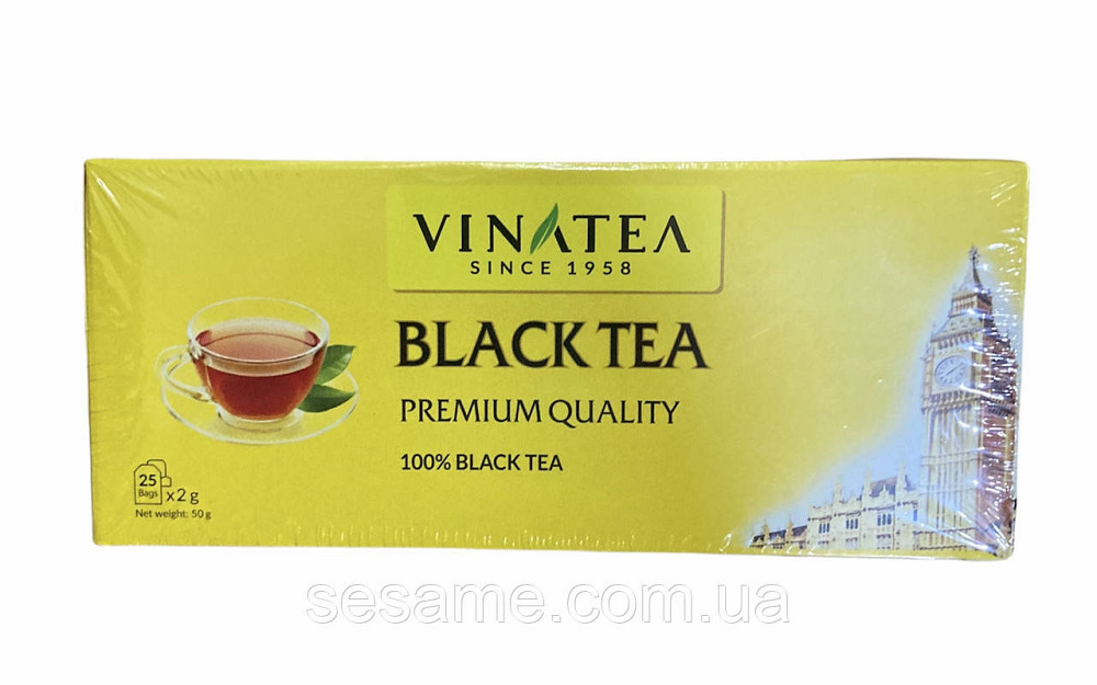 В'єтнамський чорний чай Tra VinaTea Black Tea 25*2g (В'єтнам) Харків - фото 1