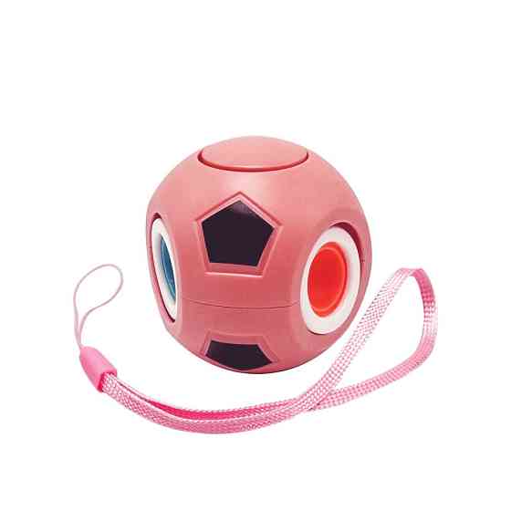 Дитяча іграшка-антистрес "Футбольний м'яч" BK168-27(Coral) з петелькою Вінниця