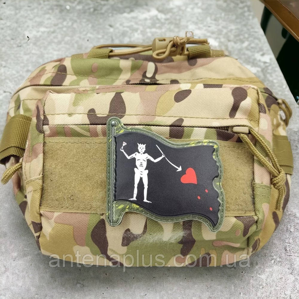 Флаг FOG Демон и сердце патч / шеврон Киев - изображение 2