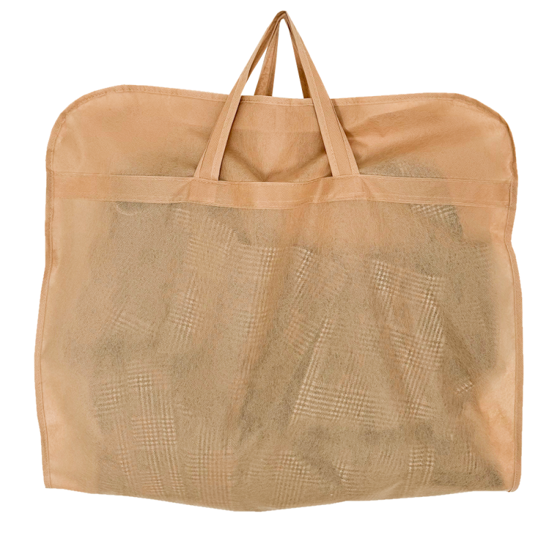 Чохол для верхнього одягу з прозорою ПВХ вставкою 120х60х8 см HCh-120-8-beige (Бежевий) Суми - фото 3