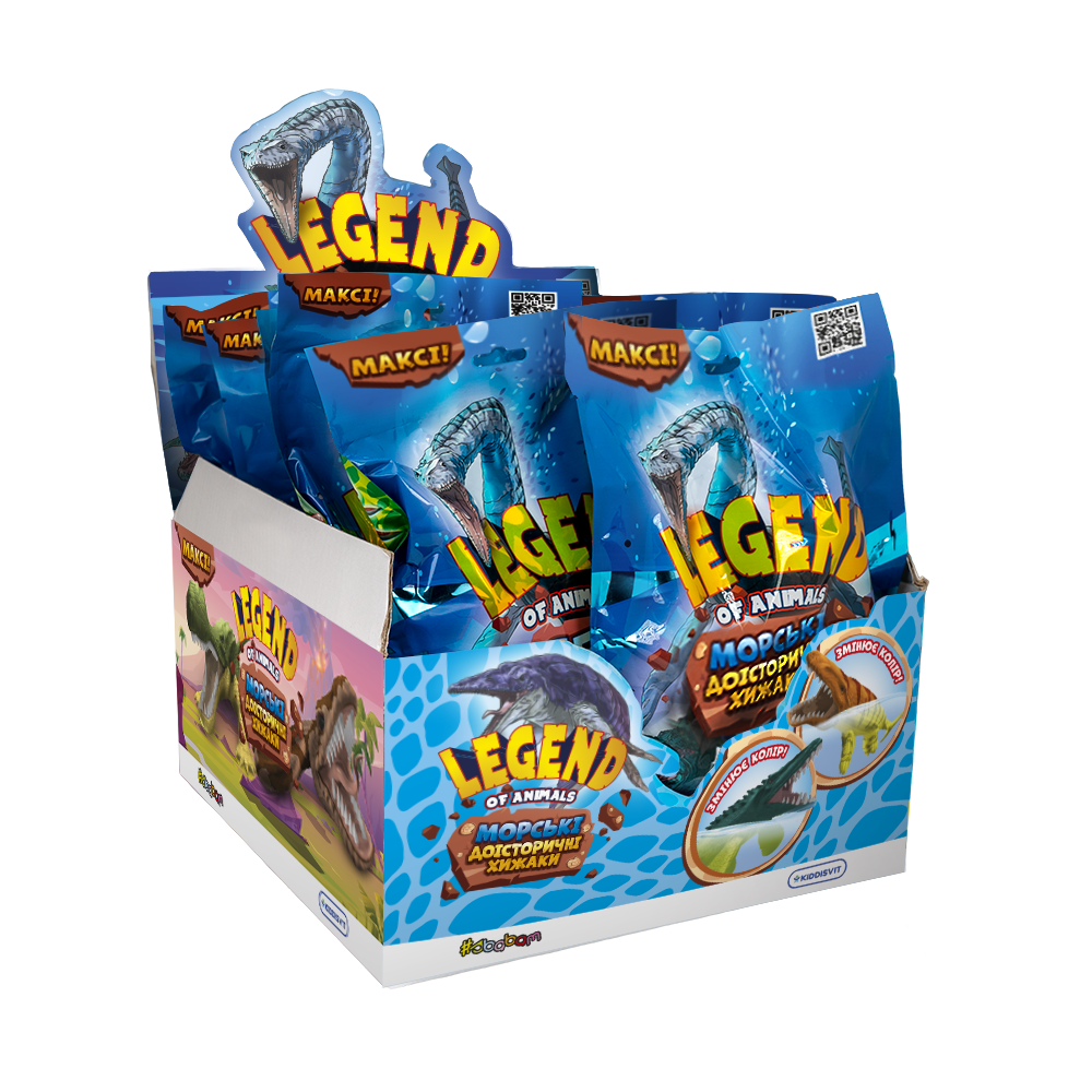 Стретч-іграшка у вигляді тварини Legend of animals – Морські доісторичні хижаки Днепр - изображение 9