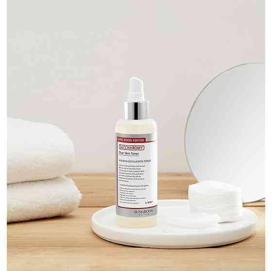 Тонер очищающий с AHA BHA кислотами Saccharomy Clear Skin Toner Sungboon Editor 160 мл Киев