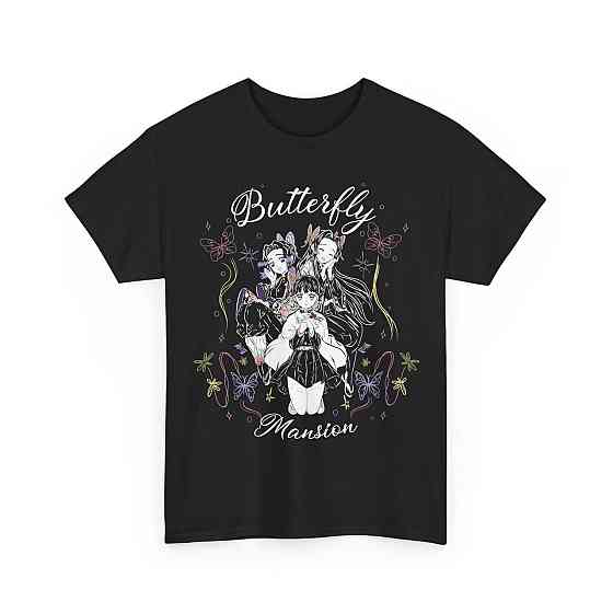 Футболка з аніме принтом Вбивця демонів оверсайз (S/M/L) Чорний AnimeJ0306 Дніпро