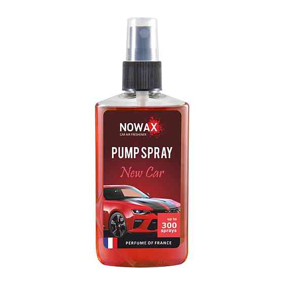 Ароматизатор Nowax Pump Spray New Car, 75ml з розпилювачем Киев