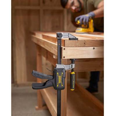 Струбцина Stanley FatMax гибридная, 600мм, давление мин/макс 136/374 кг (FMHT83008-0) Винница - изображение 4