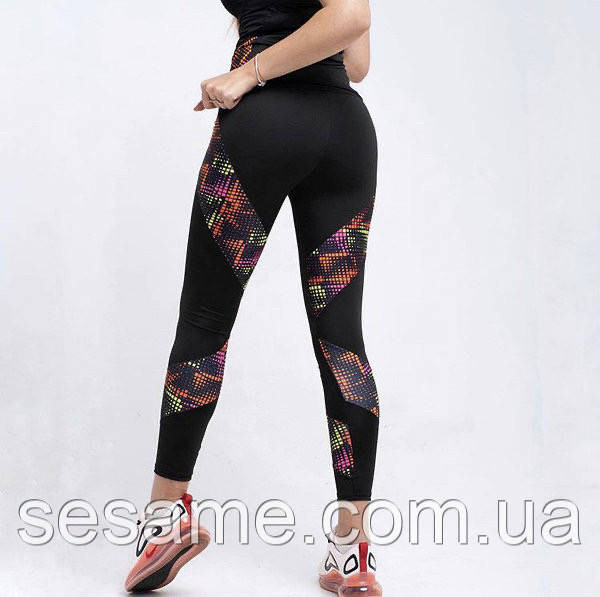 Костюм для фітнесу та йоги трійка лосини, футболка та топ Харків - фото 4