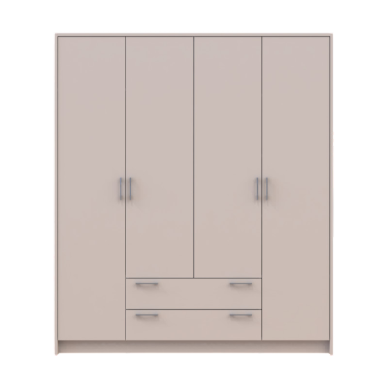 Шкаф для одежды Doros Ронди Кашемир 4 ДСП 160х52х195 (80738477) (DRS-012191) Львов