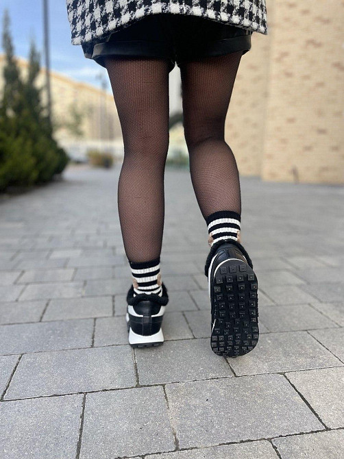 Ditas Кроссовки женские DITAS черный/белый натуральная кожа+замша зима 38р.39р.40р. (5312) Коломия - фото 10