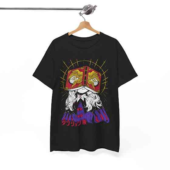 Футболка аниме Деликиоус Ін Дунгеон Сенсхи оверсайз (S/M/L) Черний AnimeJ0228 Днепр