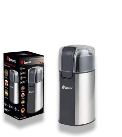 Электрическая кофемолка Domotec MS-7123 300 Вт черная: ротационная кофемолка для зерен кофе, специй и орехов Одесса - изображение 1