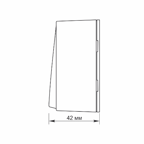 BINERA білий Вимикач зовнішній 2кл Videx Житомир - изображение 6