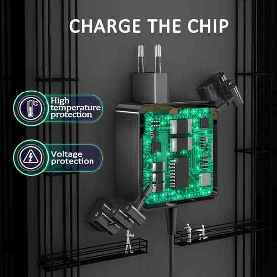 Блок живлення зарядний пристрій Type-C QYD 65W USB-C Луцк