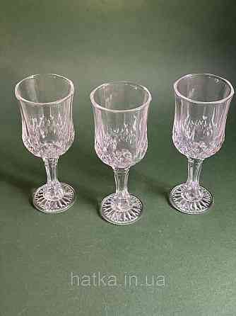 Набір 6 келихів 200 мл "Тюльпан" 16490-13 прозорі граненное скло Київ