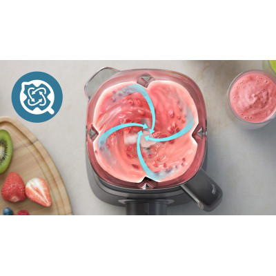 Блендер Philips стаціонарний Series 5000, 1000Вт, чаша-2000мл, сірий (HR3020/20) Вінниця - фото 7