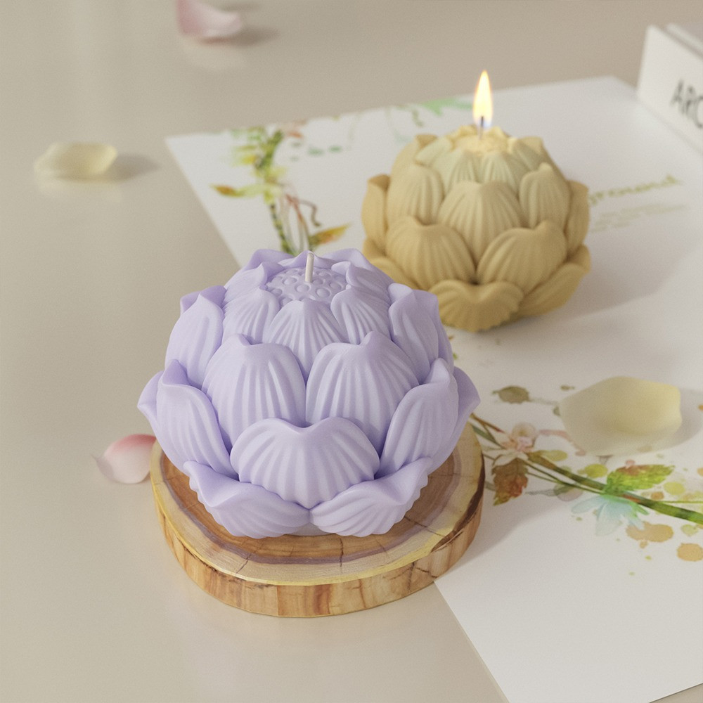 Силиконовая форма для изготовления свечи, молд для изготовления свечек из соевого,пчелиного воска и парафина 65 х 65 х 45 мм Каменец-Подольский - изображение 3