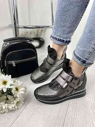 Marko Снікерси жіночі DE MARKO 7001 нікель (весна-літо, шкіра натуральна) (3169) Коломыя