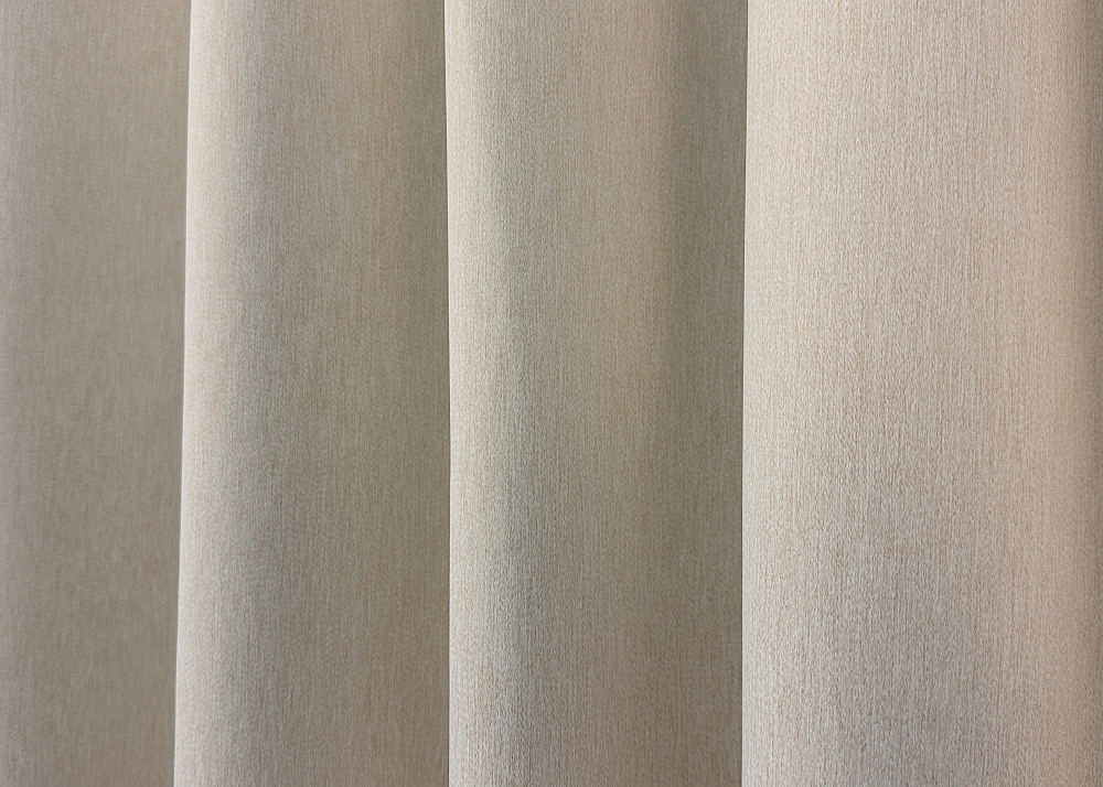 Комплект коротких штор VR-Textil Блекаут двосторонній Eclipsе № 1789ш Бежевий 100х170 см 2 шт (39-946) Київ - фото 6