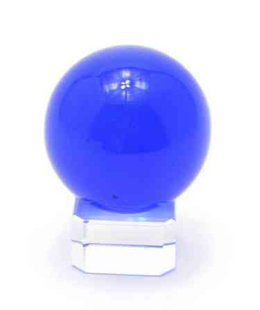 Фигурка Шар синий хрустальный Киев